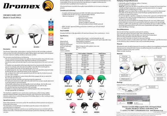000technical-datasheet-dromex-hard-hatDH-HHCL-W