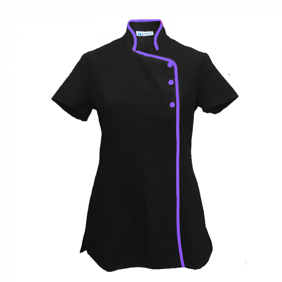 Naomi top black/purple